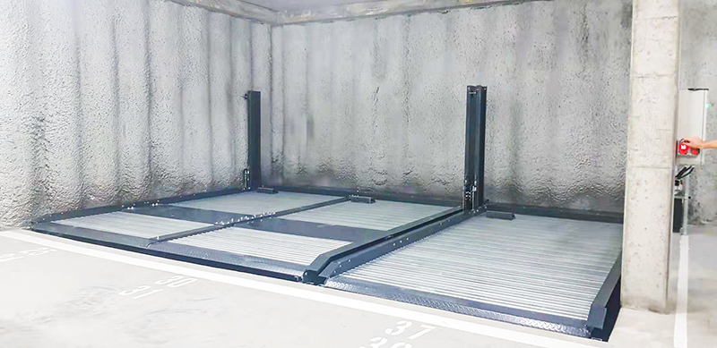 地坑式停車提高停車效率，還能省下不少空間